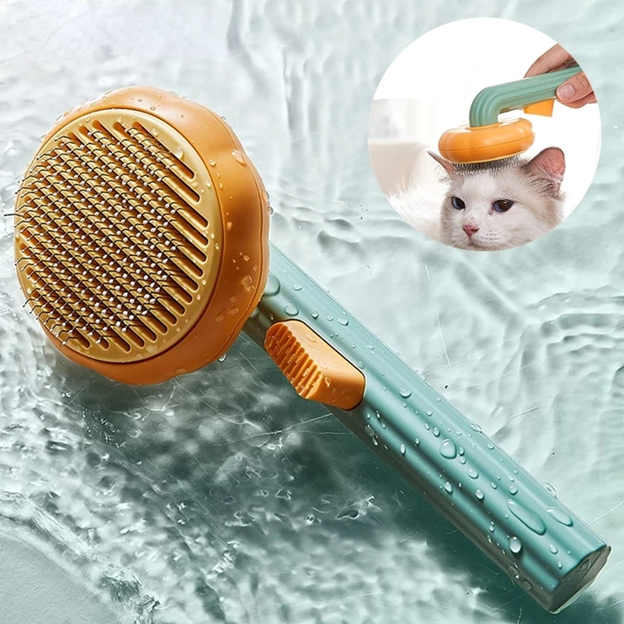 FurFreeze Purrpose Self-Cleaning Massage Comb